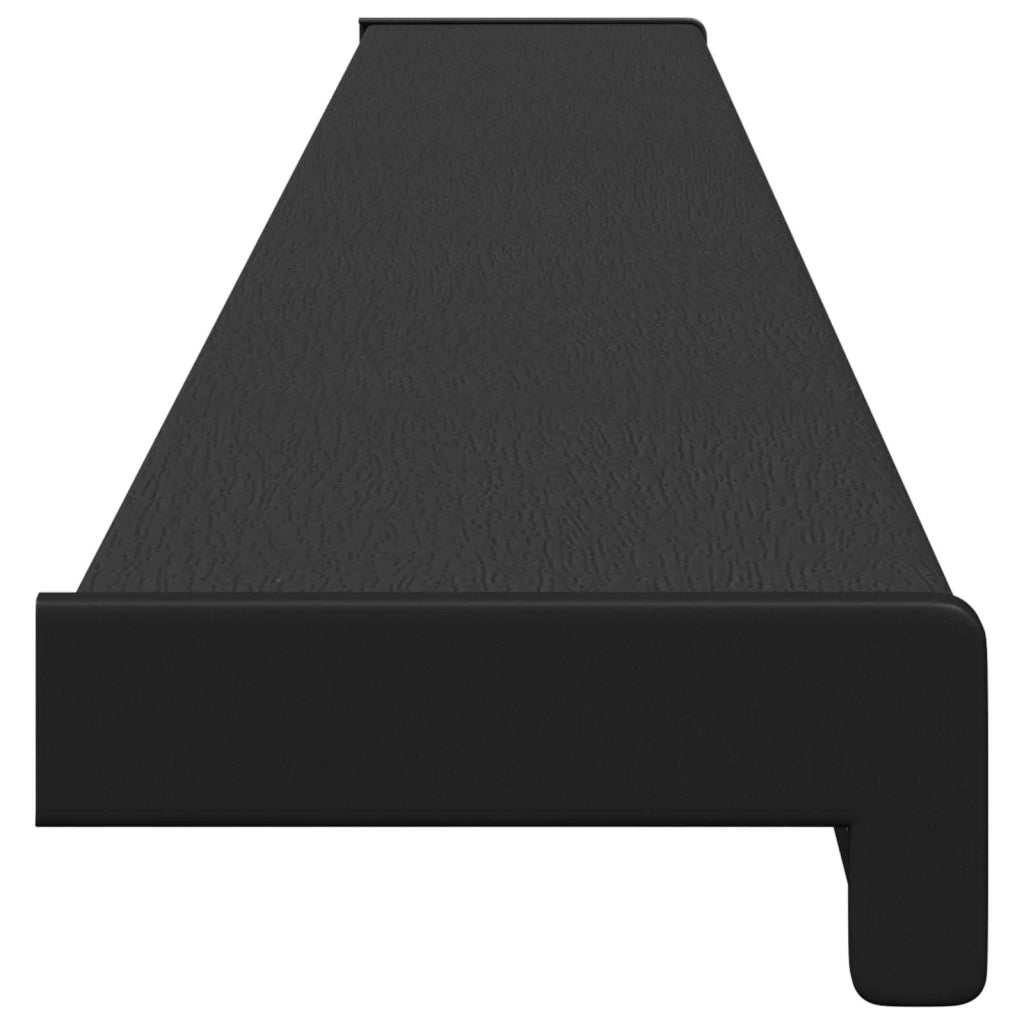 Soglia della Finestra Nero con Venature del Legno PVC 42046838