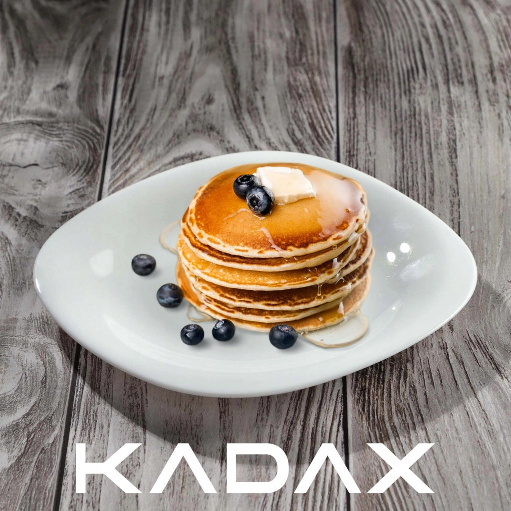 Set di 3 piatti da dessert KADAX da 21,5 cm, colore bianco.