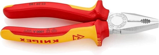 Cassa combi isolata a rilievo cromato VDE certificata - 180 mm - scheda di controllo automatica - blister
