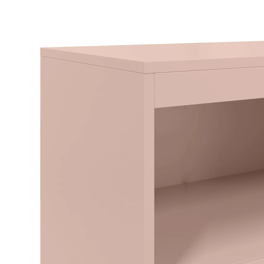 Credenza Rosa 68,5x38,5x123,5 in Acciaio 846501