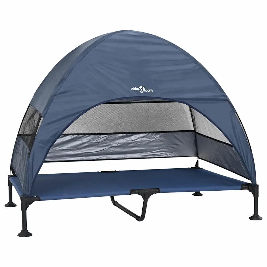 Letto per Cani Elevato Blu navy 127 x 81 x 108 cm CFW4173246