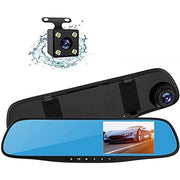 Trade Shop - Specchietto Camera Posteriore Hd Registratore Auto Specchio Retrovisore Q-a182 -