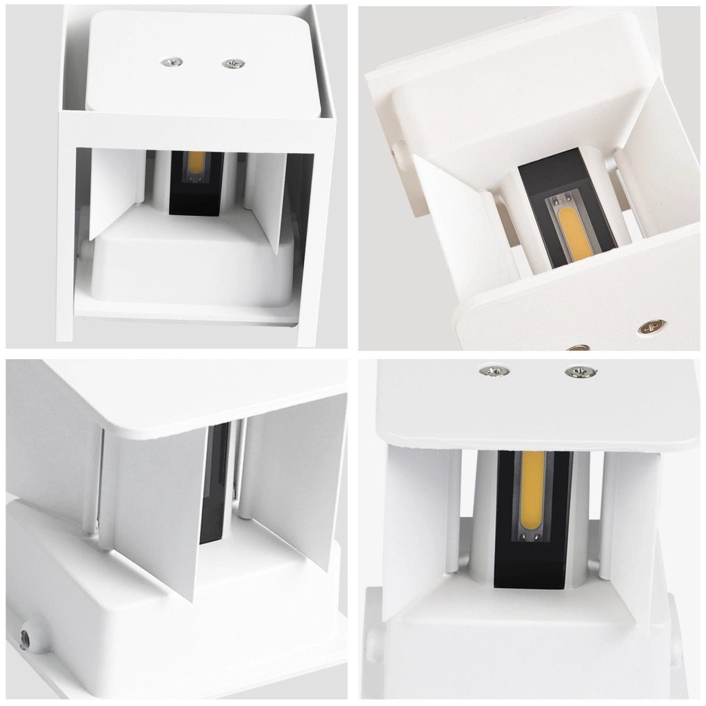 ZMH Applique LED 2ER per corridoio interno Applique impermeabile per uso interno ed esterno