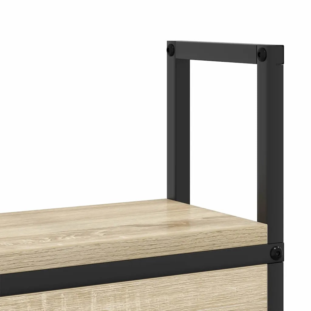 Testiera | Testata con Stazione di Carica e Storage rovere sonoma