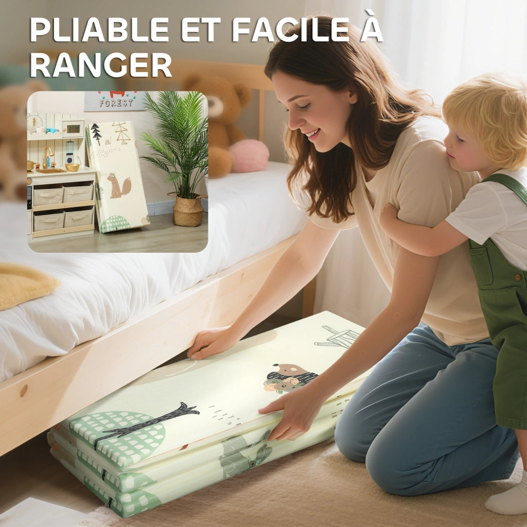Tapis de jeu per bambini ¨C Minimal ¨C 196x176x1.5 cm multicolore