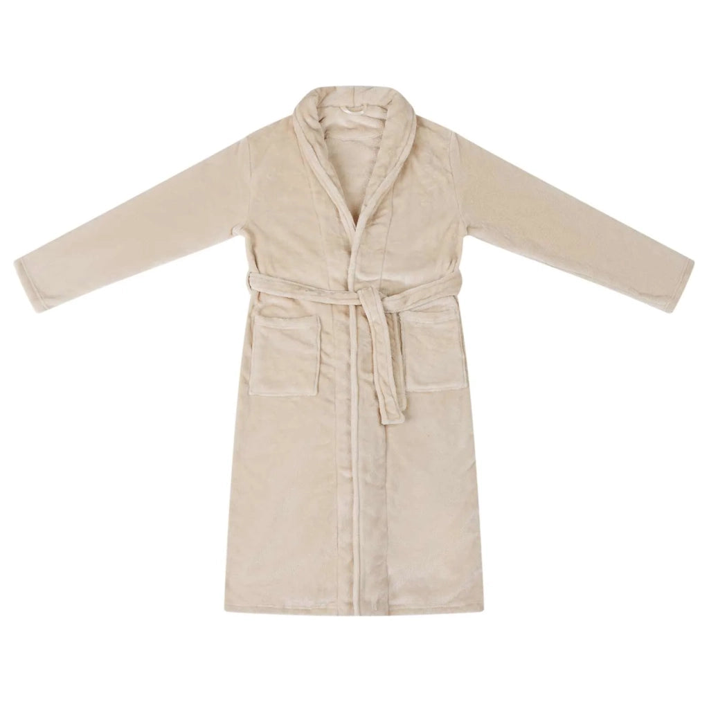 Accappatoio senza Cappuccio Beige xl Flanella 42017264