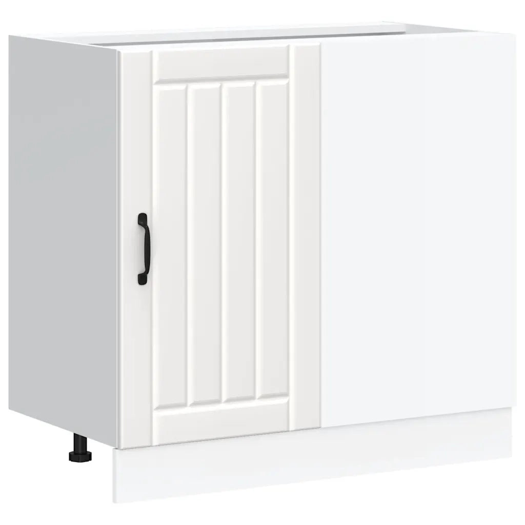 Pensile da cucina | Mobile base da cucina Lucca Bianco in Legno Multistrato