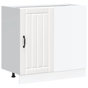 Pensile da cucina | Mobile base da cucina Lucca Bianco in Legno Multistrato