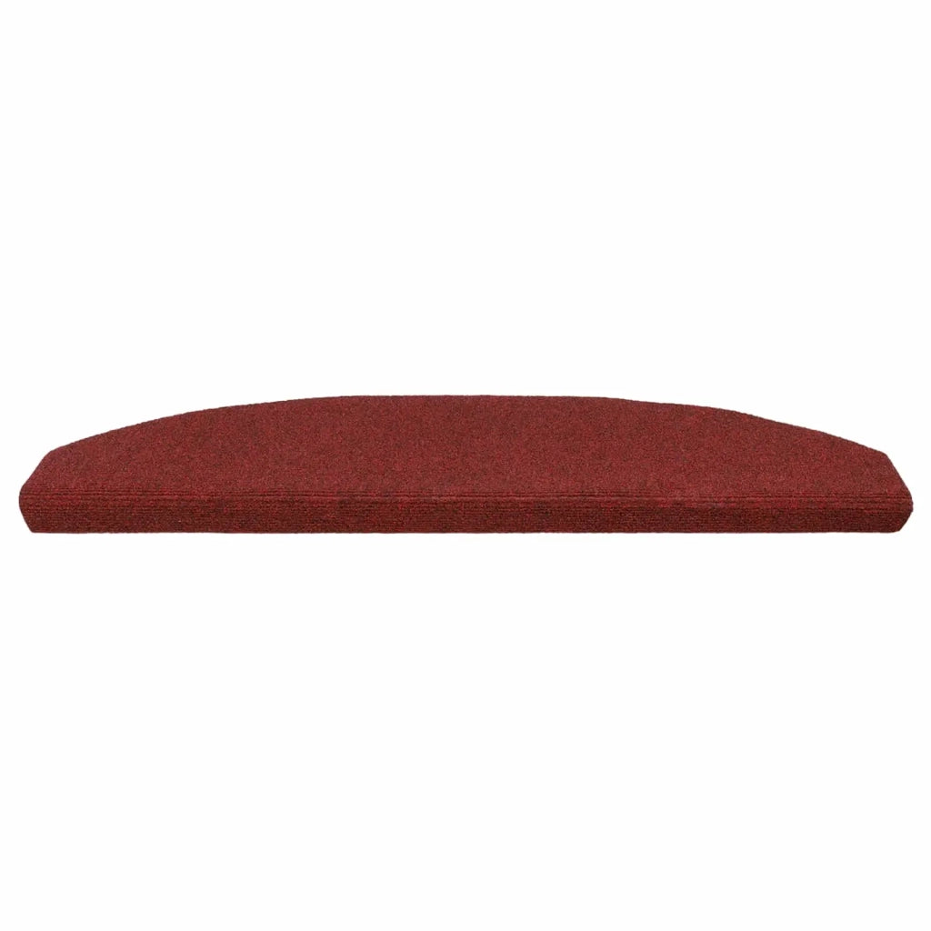 Tappetini per scale autoadesivi 15 pcs Rosso Bordeaux 42038668