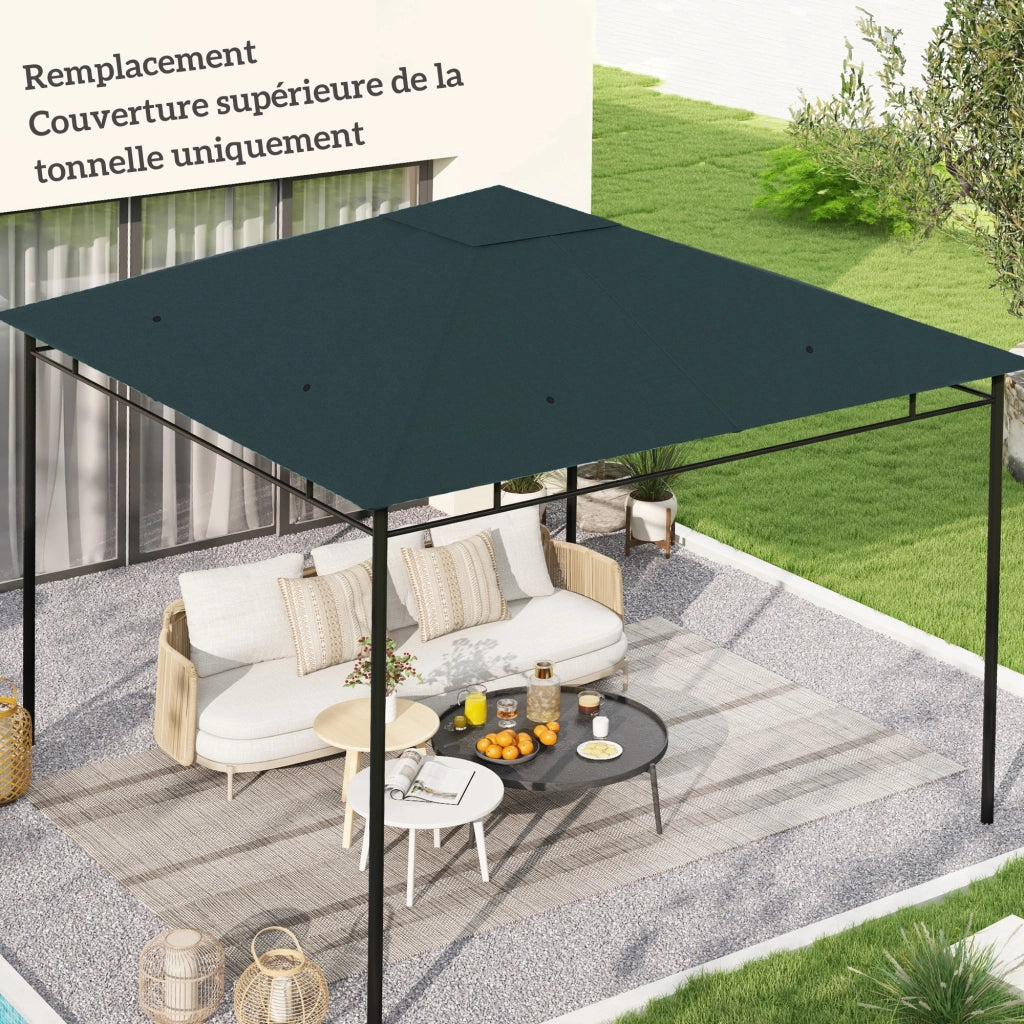 Tenda da giardino ¨C Minimal ¨C Grigio 3x3m