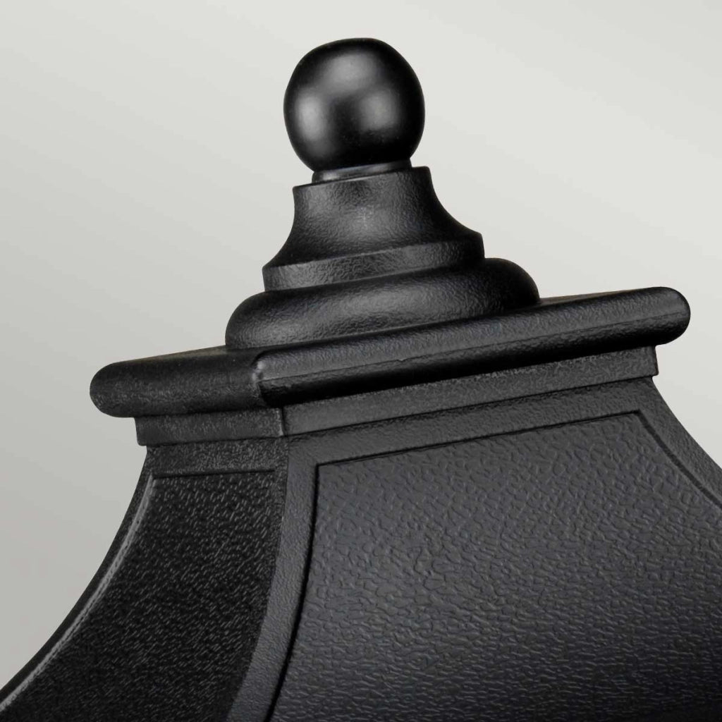 Lampada da esterno a piedistallo nera E27 60W Bedford Quoizel