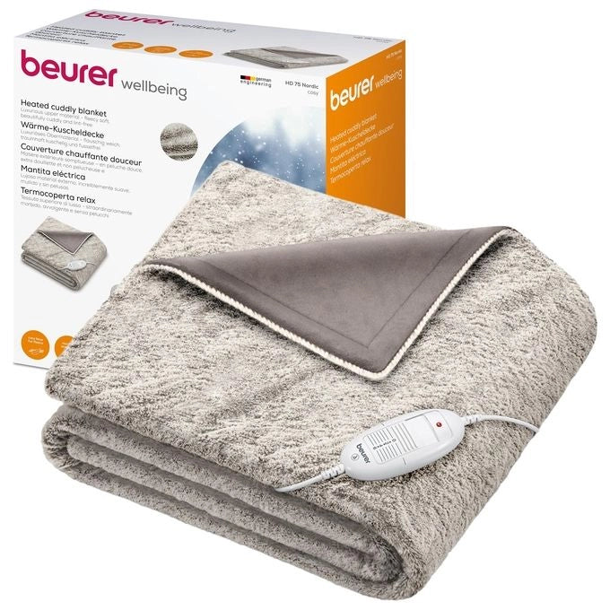 Beurer HD 75 Cosy Termocoperta con Dispositivo di Termoregolazione Elettronico Nordic
