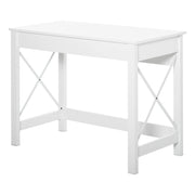Scrivania per computer ¨C zephmum ¨C bianco 105x50x76 cm