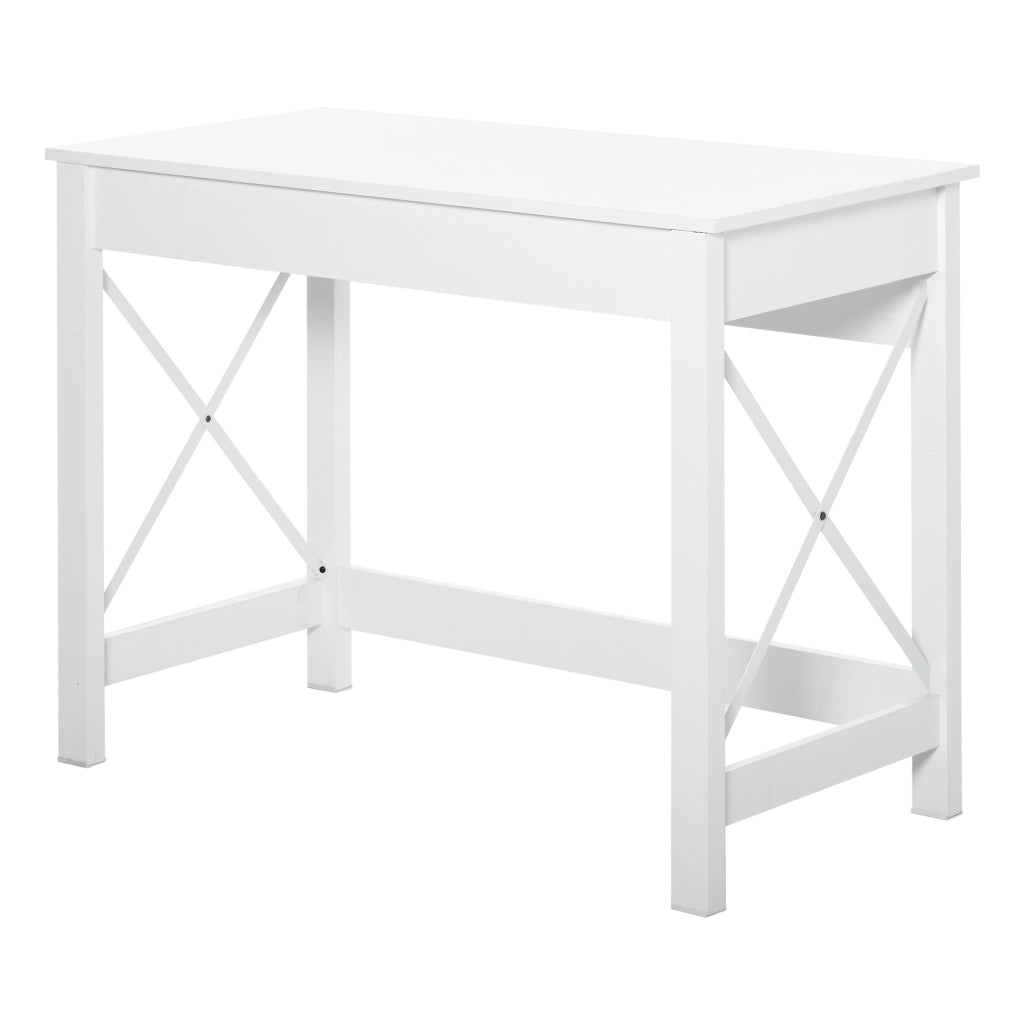 Scrivania per computer ¨C zephmum ¨C bianco 105x50x76 cm