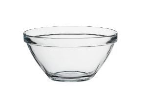 Insalatiera trasparente in vetro pompei 20 cm bormioli rocco