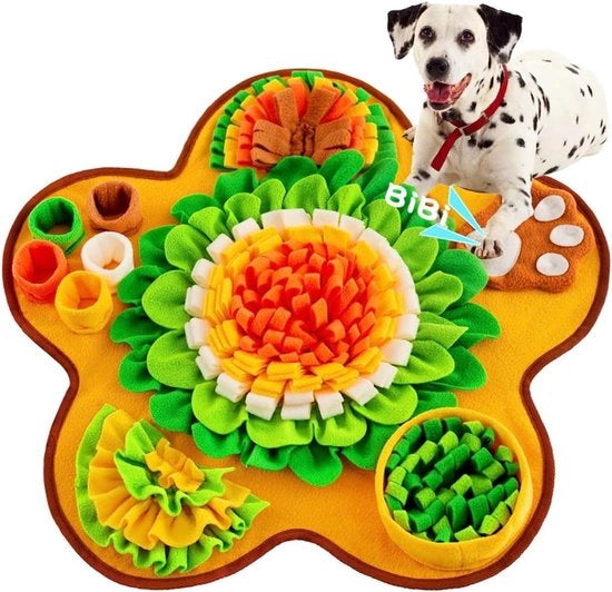 Mat per cani per alimentazione lenta, mat per animali domestici, mat interattiva per addestramento olfattivo, mat per riduzione dello stress, giocattolo per puzzle per cuccioli