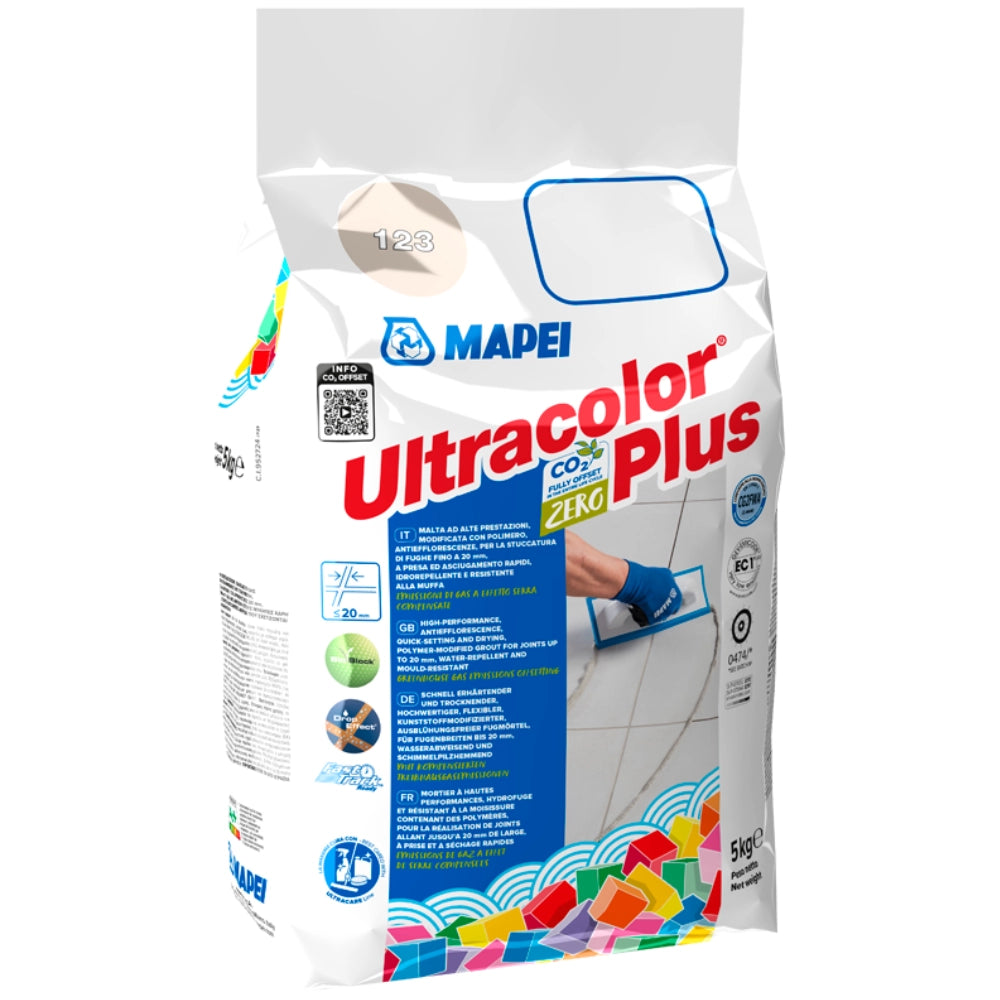 Stucco fughe resistente muffa antieffluorescenze ceramiche ultracolor plus 5 kg *** colore- marrone - 142, confezione 1