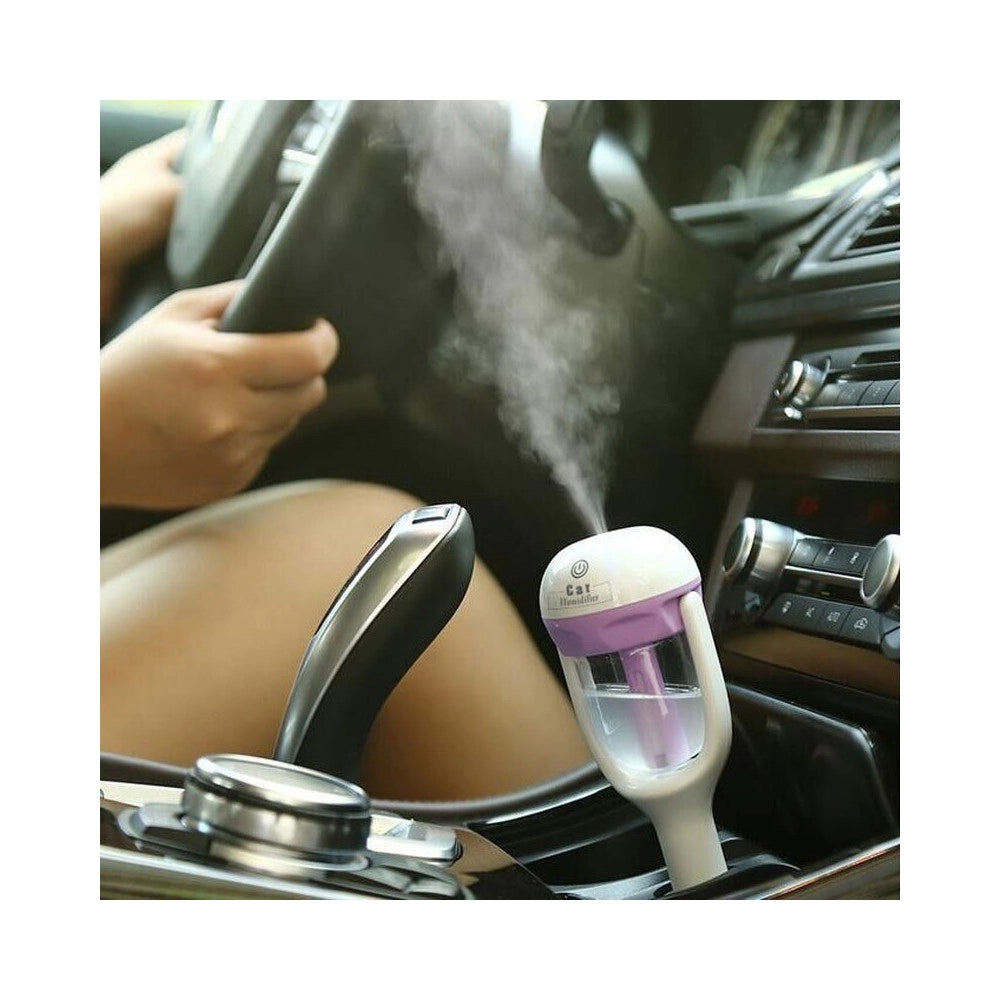 Trade Shop - Umidificatore Aria Olio Essenziale Aromaterapia Diffusore Purificatore Per Auto -