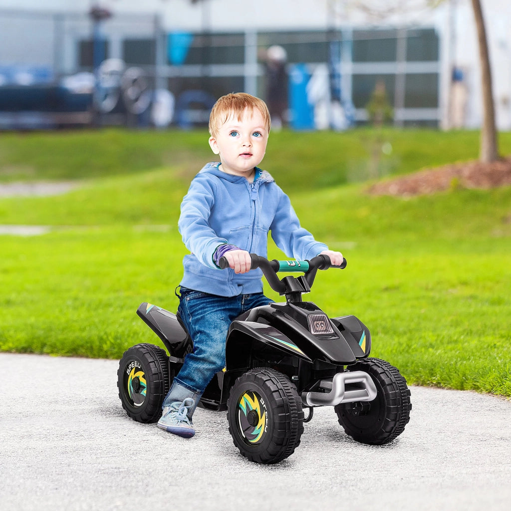 Quad Elettrico Bambini 18-36 Meses ¨C zephmum ¨C Nero 72x40x45,5 cm