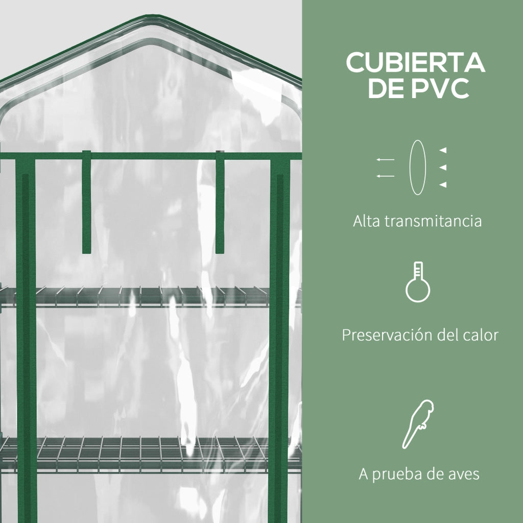 Serra da Giardino con Ruote e Scaffali ¨C Minimal ¨C Grigio 69x50x165cm