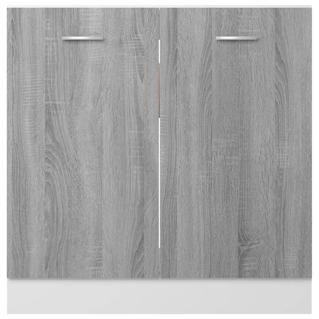 Pensile da cucina | Mobiletto ¡°Lyon¡± Grigio Sonoma 80x46x81,5 cm