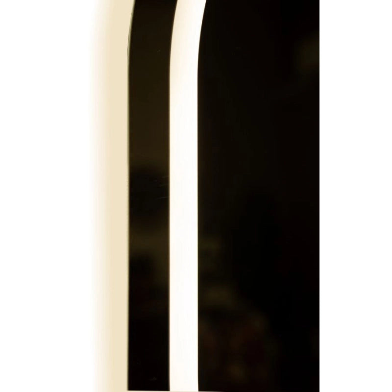 Specchio Da Muro Led Simple Ovale cm 60x3,5x80 (luce Con 3 Temperature Di Colore)