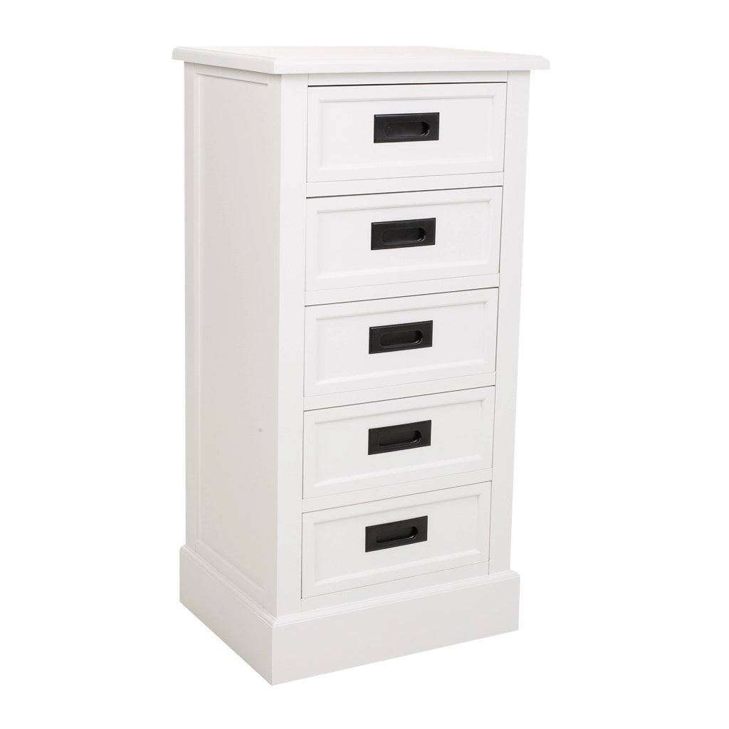 Settimanale in legno 45x35x90, bianco