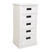 Settimanale in legno 45x35x90, bianco