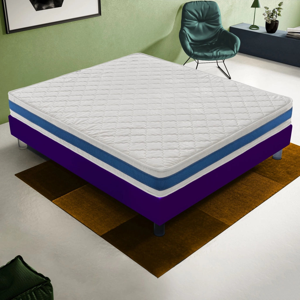 Materasso Matrimoniale 180x200 in Waterfoam - Ortopedico - reversibile - 11 zone di comfort  H4