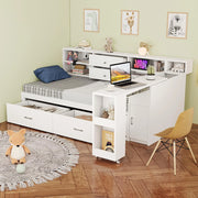Divano letto - Xylo - 90x200 cm legno con scrivania