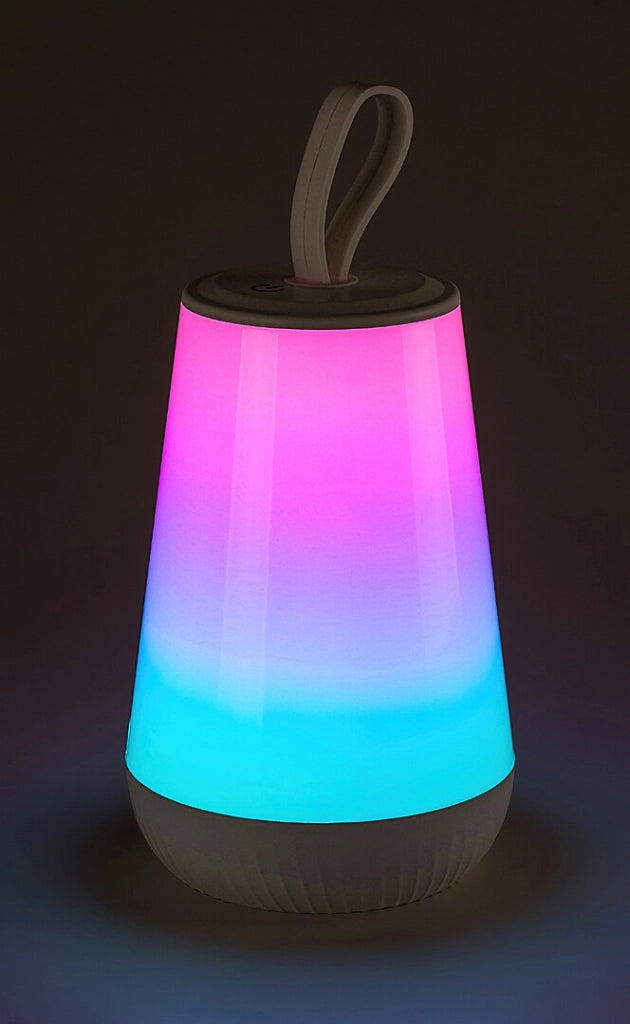 Lampada RGB telecomando USB ricaricabile LED 2W bianca