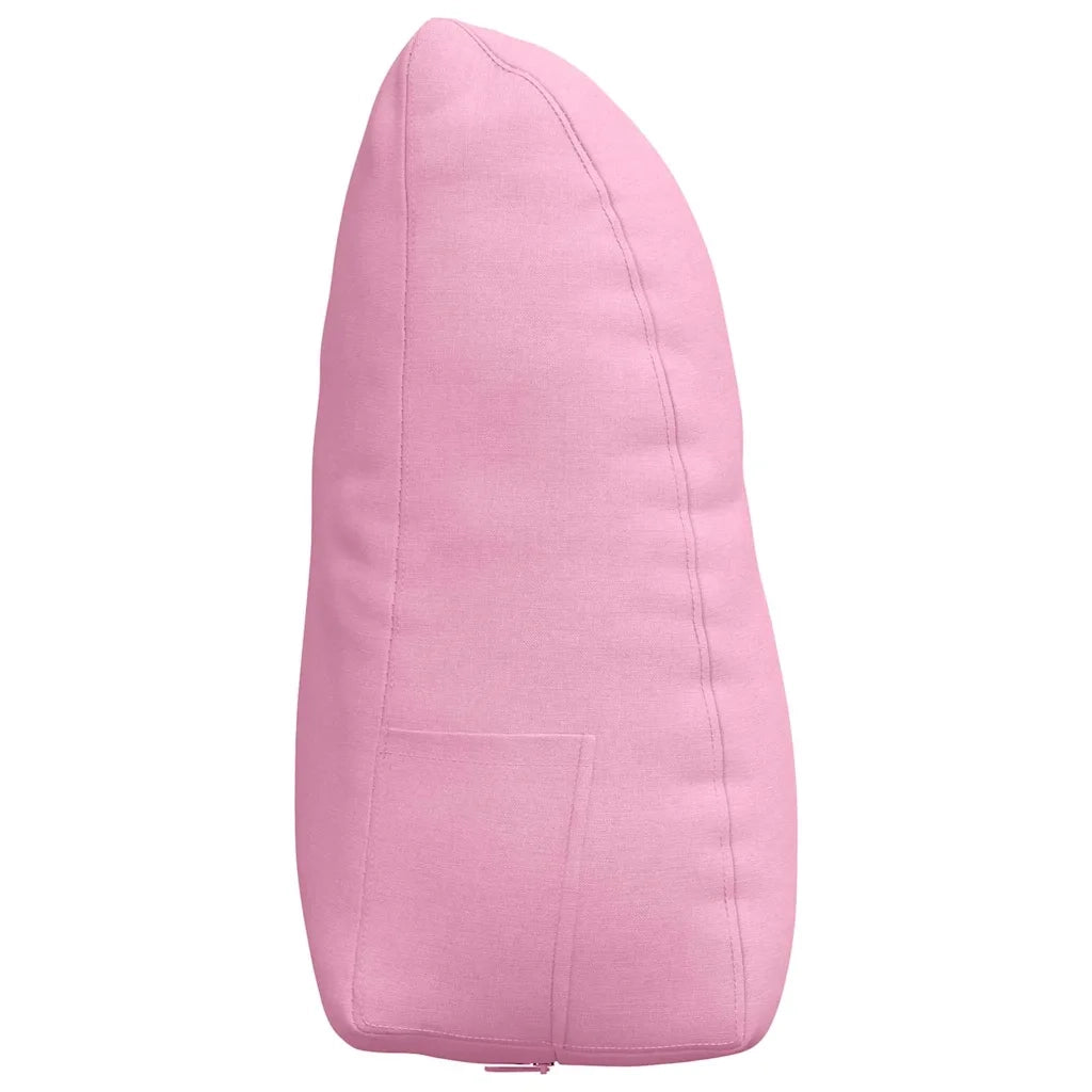 Cuscino per Schiena | Cuscino dorsale Rosa 60 x 24 x 50 cm Tessuto