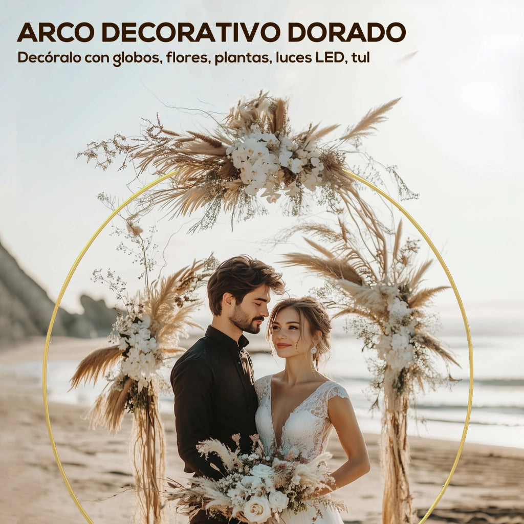 Arco da Giardino ¨C Minimal ¨C Dorato 230x28x234 cm