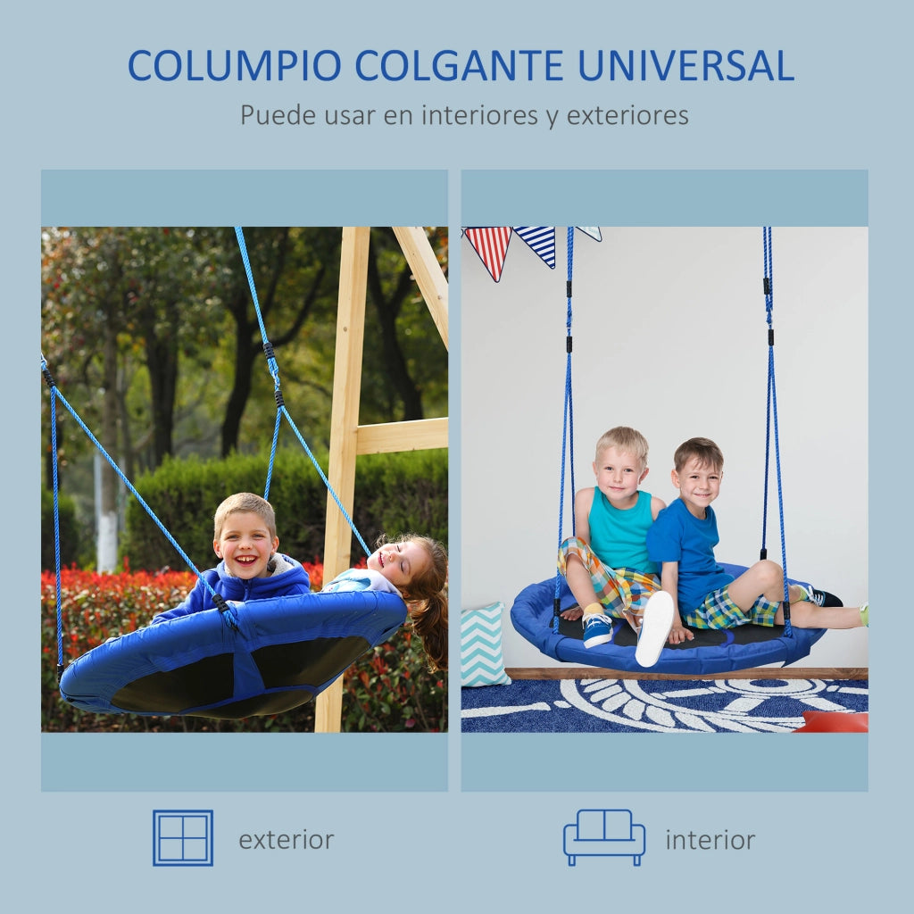 Altalena per bambini ¨C Minimal ¨C 100x180 cm blu