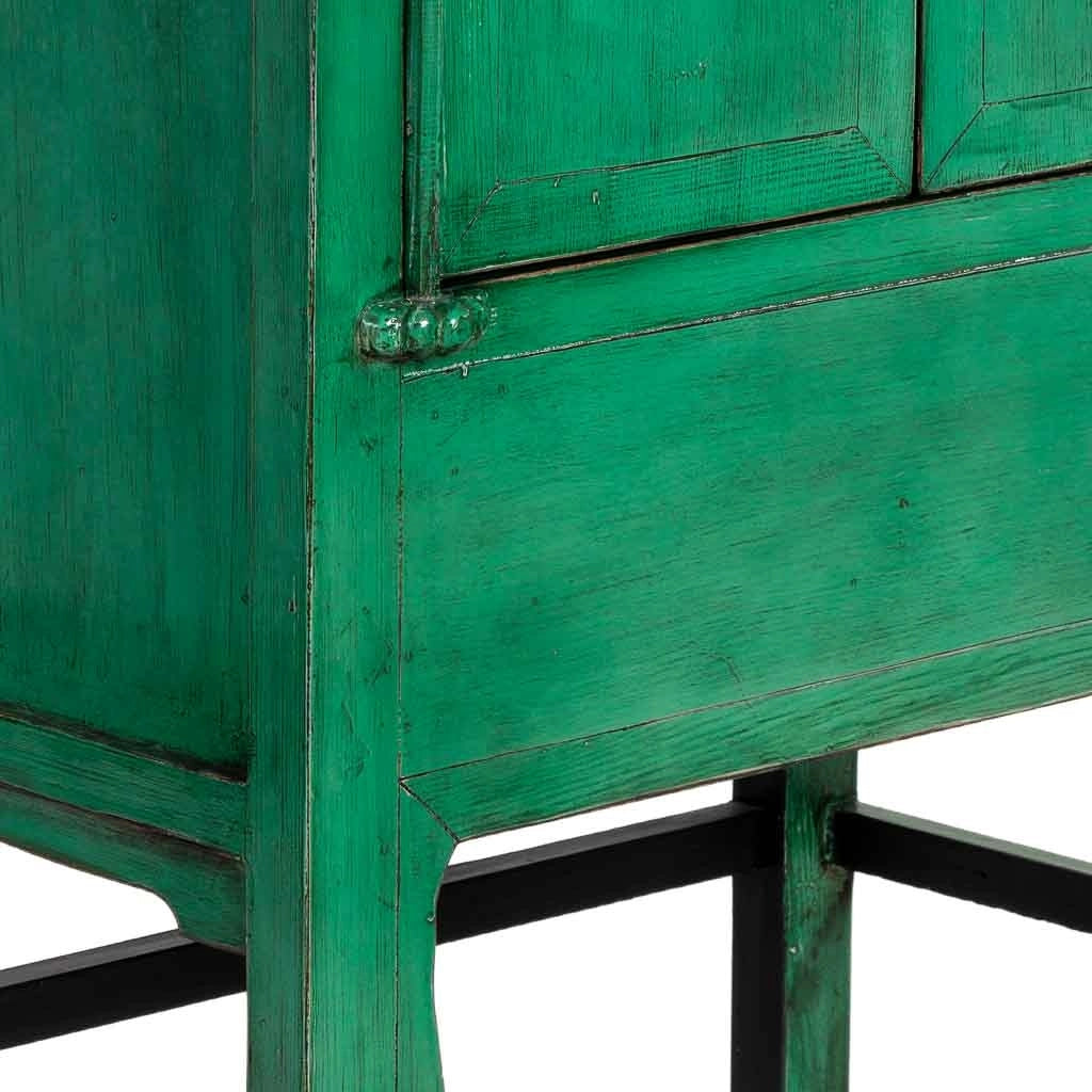 Armadio in legno verde 84x50x194h cm