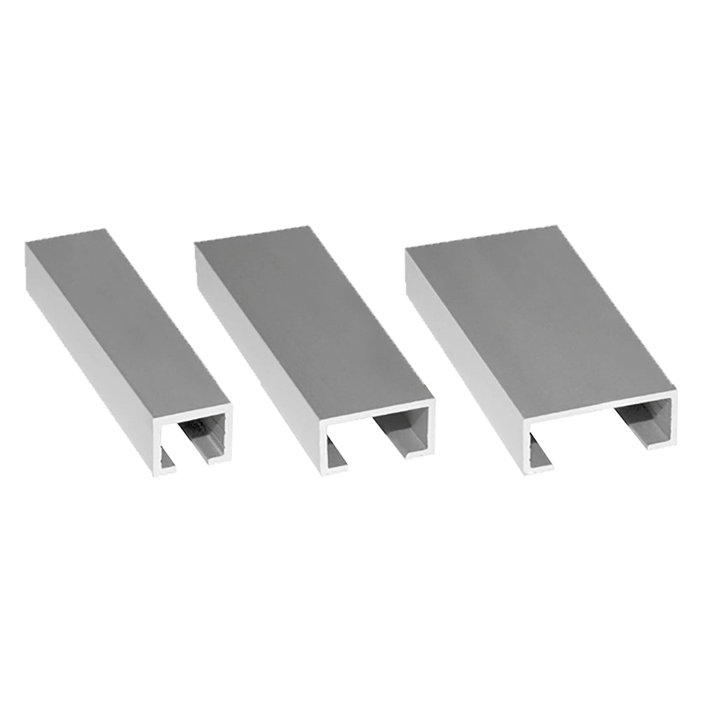 LISTELLO DI RIFINITURA PIATTO mm 15 x 8 - finitura satinata- 5 pezzi