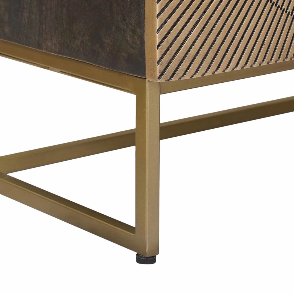 Credenza Ottone 53,5 x 30 x 70 cm 42020071