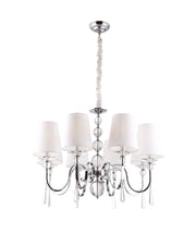 Lampadario glamour Charlotte 6 luci E14 cromo Maxlight