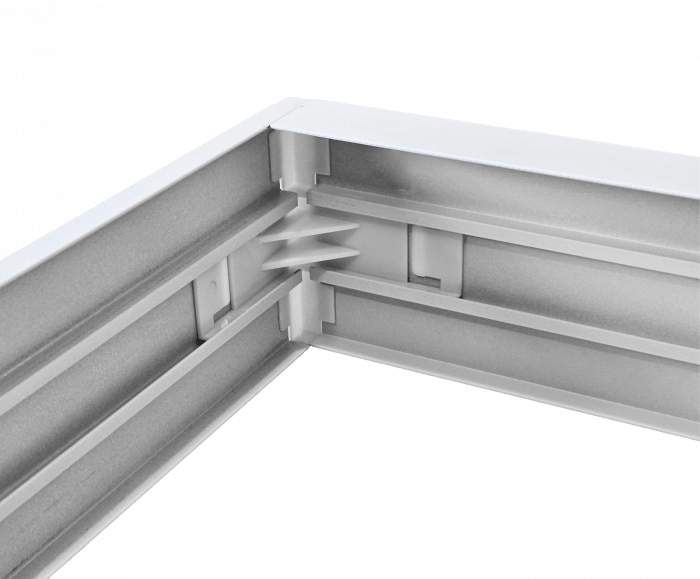 Cornice per pannelli LED 60x60 bianca alluminio Ecolight