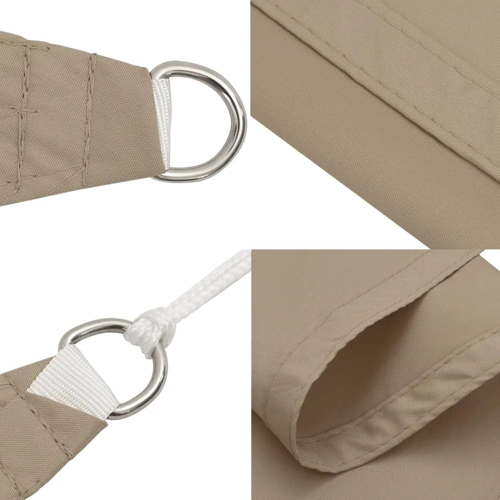 Parasole a vela | Telo Ombra | Vela da ombra Oxford Triangolare 5x5x6 m Grigio Talpa
