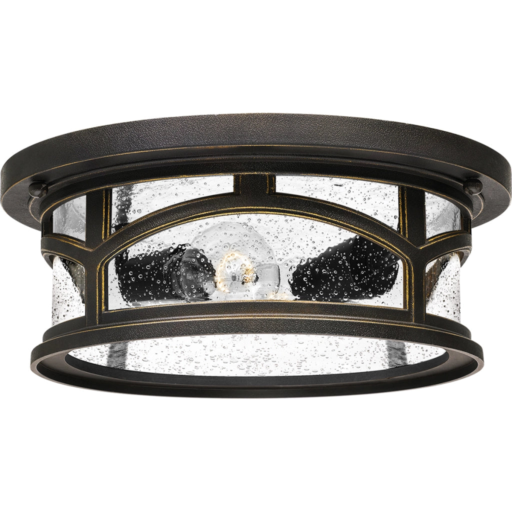 Plafoniera esterna Quoizel Marblehead bronzo E27 2x60W IP44