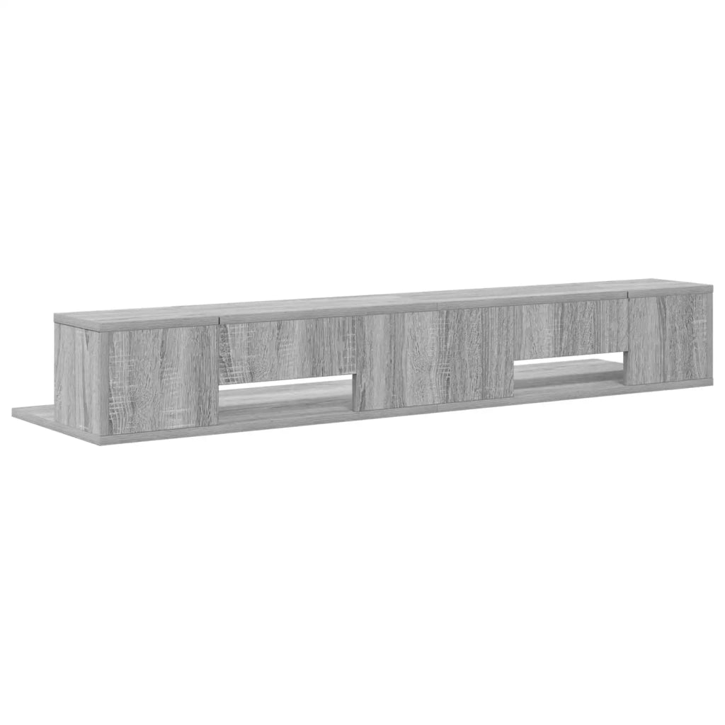 Scrivania studio Sonoma grigio 130 x 36 x 19,5 cm 8006705