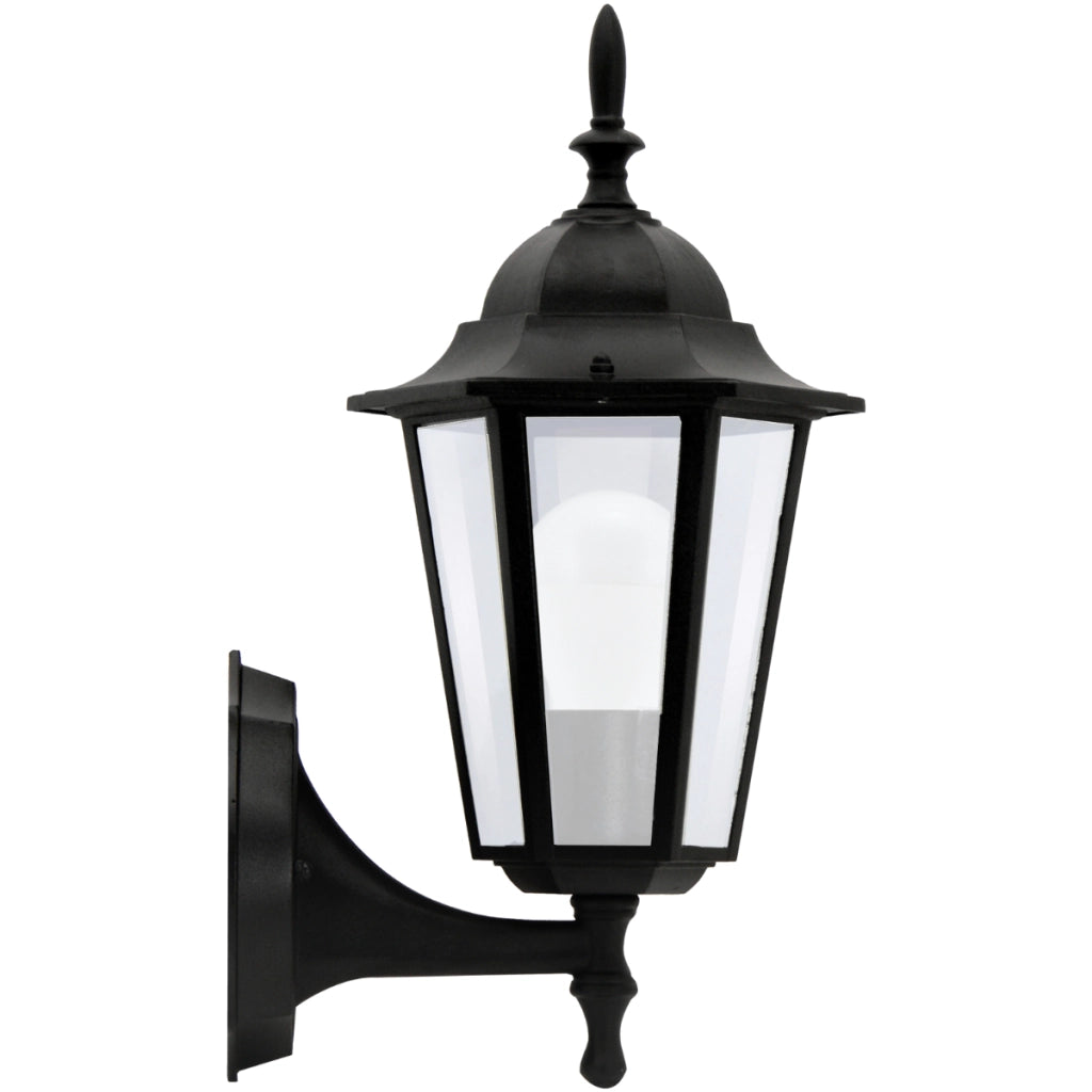 Applique esterna nera opaca E27 Liguria Polux 201928
