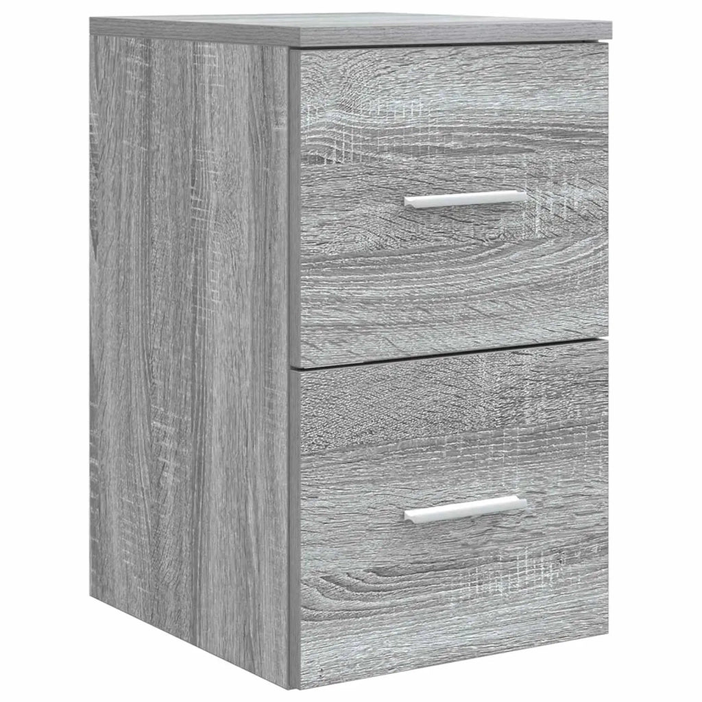 Set di mobili per il bagno 4 pz Sonoma grigio 3406820
