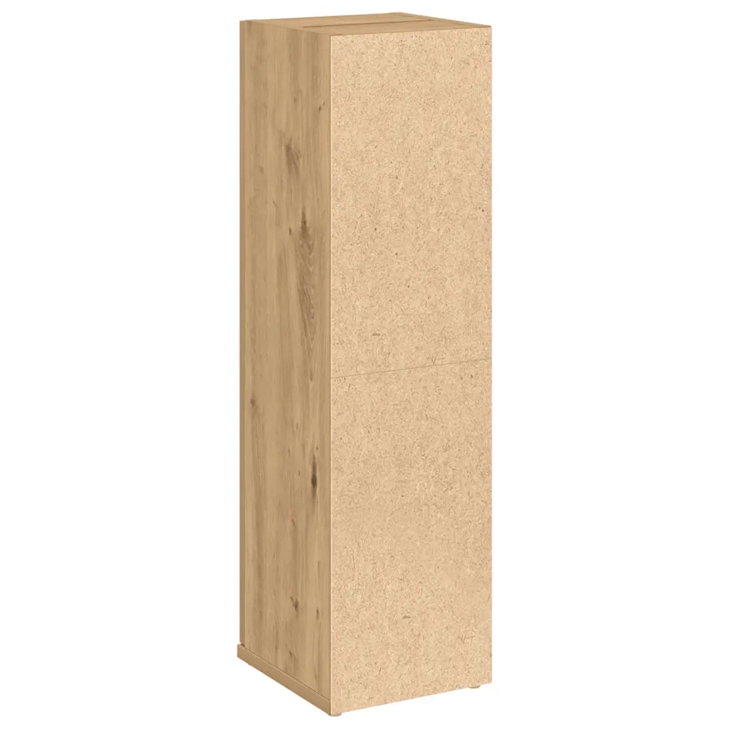 Mobile da Bagno con Portarotolo Rovere Artigianale 20,5x22x72cm 858523