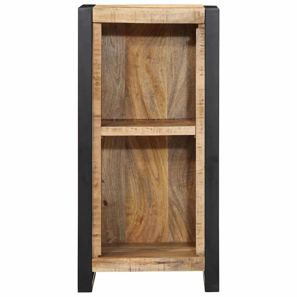 Comodino | Armadio da Notte | Mobiletto da notte Marrone Legno massello di mango