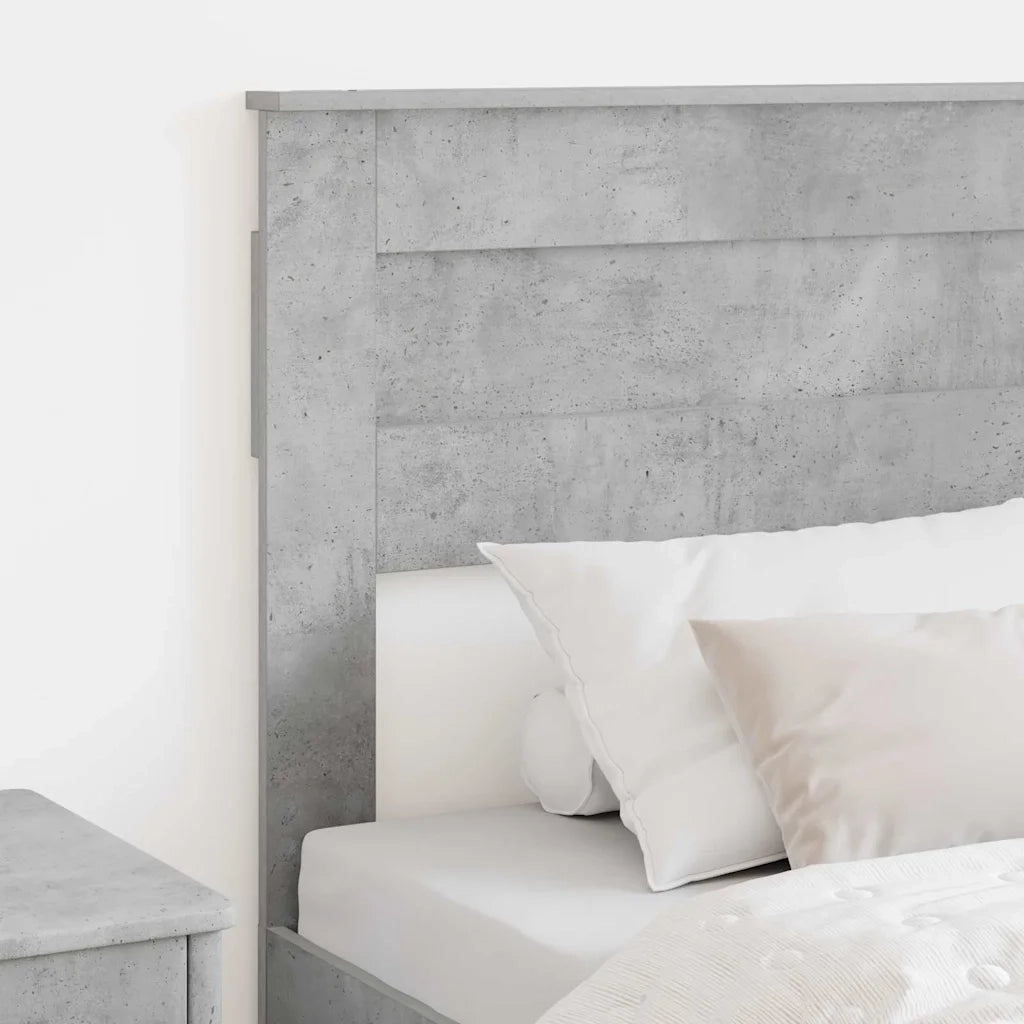 Testiera-Testata-Testiera Decorativa Grigio cemento 100 cm Legno multistrato 939291