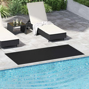 Tappeto per pavimento Nero 1 x 2 m Gomma 42046720
