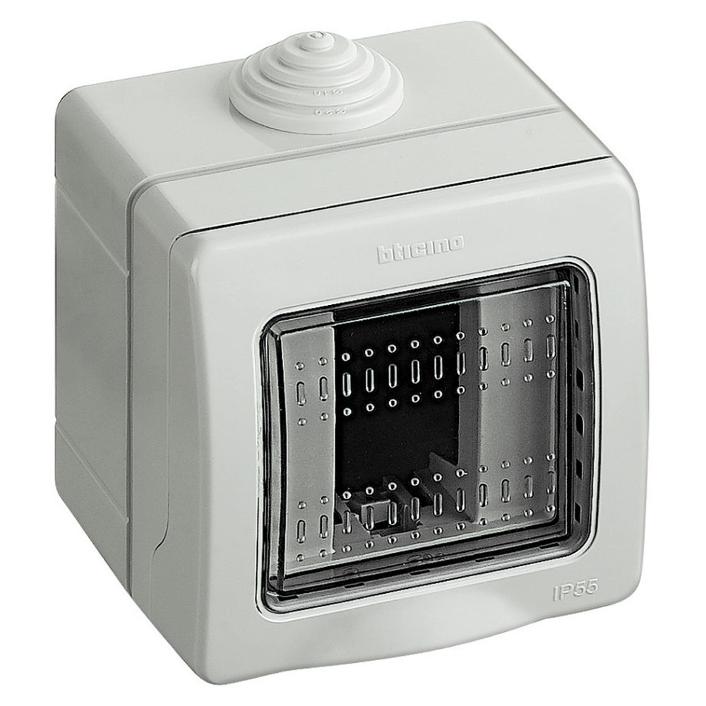 Custodia protettiva da parete bticino 25501 ip55 per 1 modulo matix