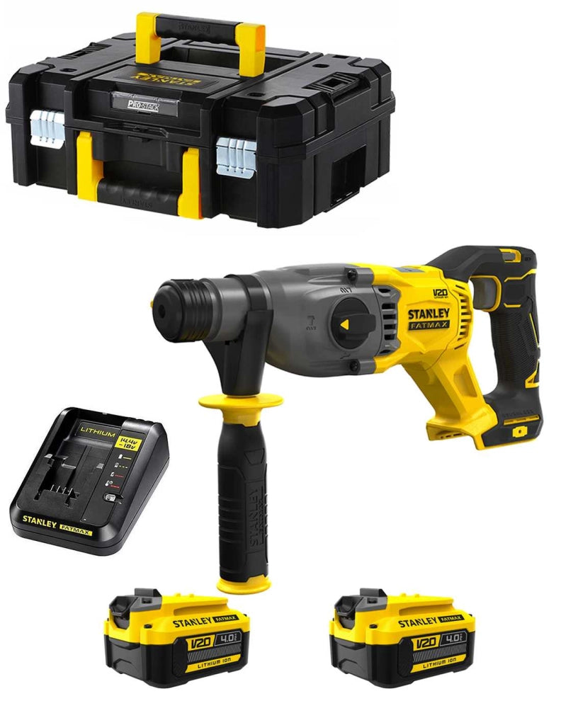 Tassellatore STANLEY FatMax SFMCH900M22 (2 x 4,0 Ah + Caricabatterie + Valigetta)
